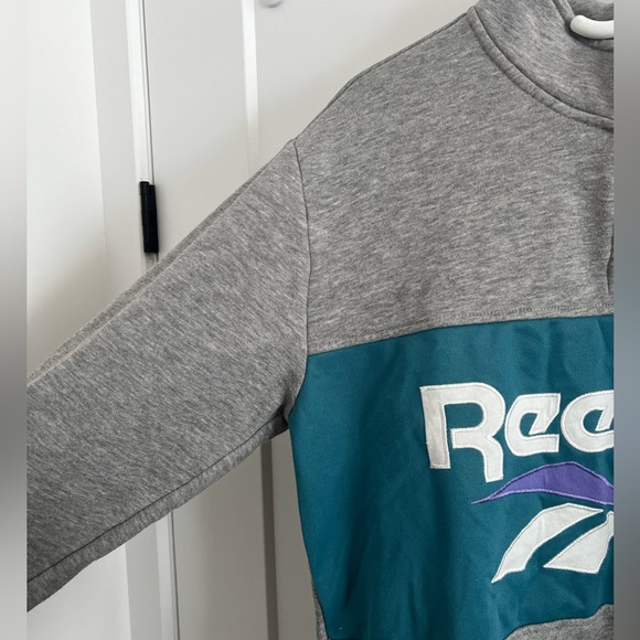 Reebok Vector 1/4 Zip Over The Head - Homme Sweats - Picture 4 of 7